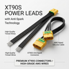 XT90-S ضد جرقه سیم مهار سیم شمع زن 10AWG کابل سیلیکونی برای پهپاد باتری باتری خورشیدی ذخیره انرژی RC سرگرمی